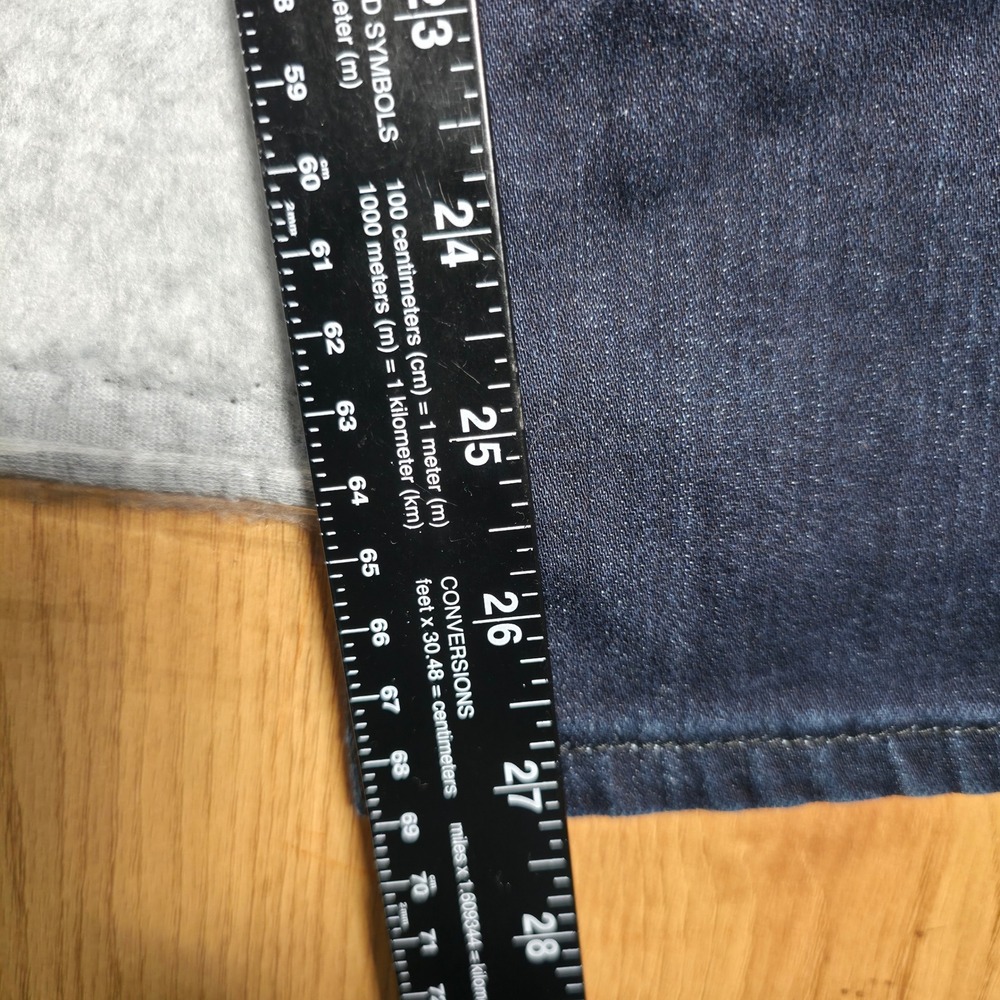 7 For All Mankind Slimmy Luxe Performance Jeans Mens 38 Dark Indigo Slim Fit - Picture 11 of 13